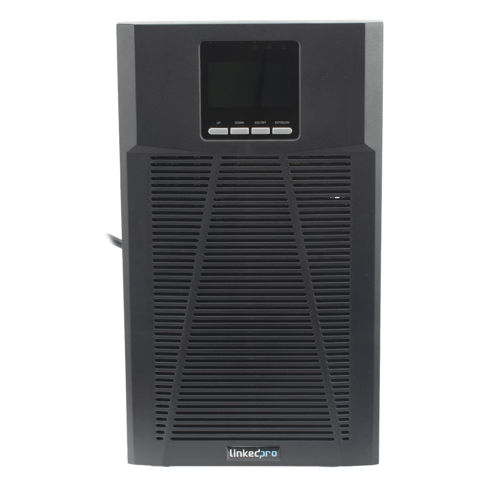 UPS 3000VA / 2700W Online Doble Conversión /Sin Cable de Alimentación/ 4 tomas 5-15R / Regulación de Voltaje / Protección RJ45