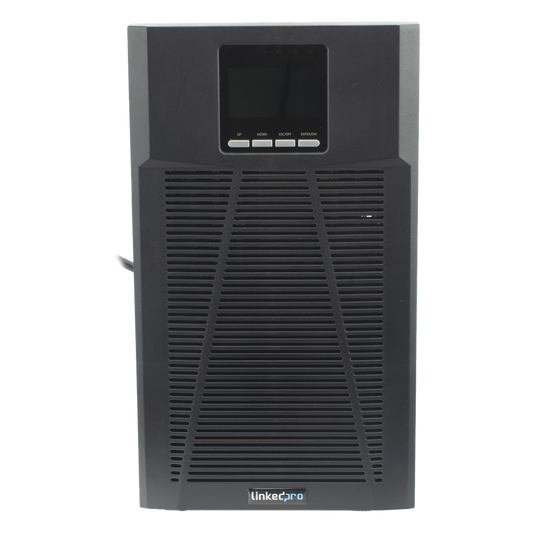 UPS 3000VA / 2700W Online Doble Conversión /Sin Cable de Alimentación/ 4 tomas 5-15R / Regulación de Voltaje / Protección RJ45