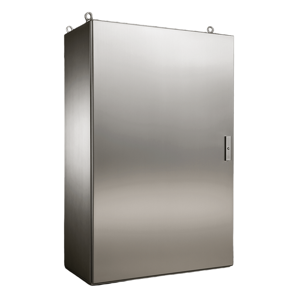 Gabinete de Acero Inoxidable IP55  (800 x 1600 x 400 mm) con Placa Interna Galvanizada.