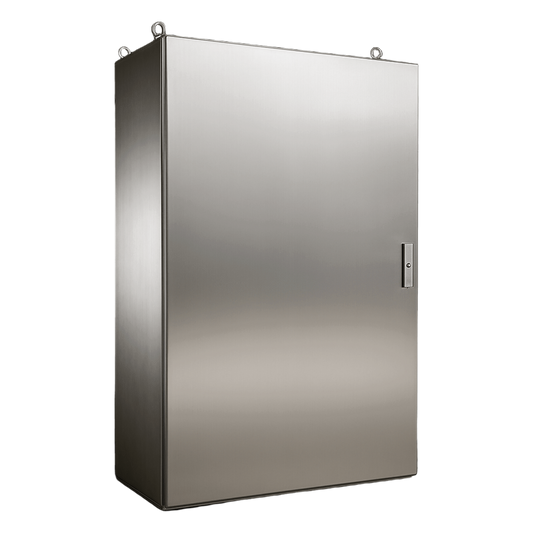 Gabinete de Acero Inoxidable IP55  (800 x 1600 x 400 mm) con Placa Interna Galvanizada.