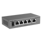 Switch Capa 2 Gestionado en la Nube / 5 Puertos Gigabit / Switching 10 Gbps / Forwarding 7.44 Mpps / Diseño sin Ventilador / Protección 6 kV / Modo CCTV de un Clic / 32 VLANs / Gabinete Metálico / Ruijie Cloud