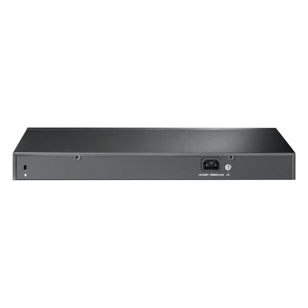 Switch JetStream de 16 puertos 10/100/1000Mbps y PoE af/at, 2 puertos SFP hasta 192W.