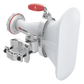 Antena asimétrica de 90° (90°H 25°V) 16 dBi tipo cuerno 5180-6000 MHz altamente eficiente, sin cables, sin perdidas, sin lóbulos listas para TwistPort, Montaje mejorado