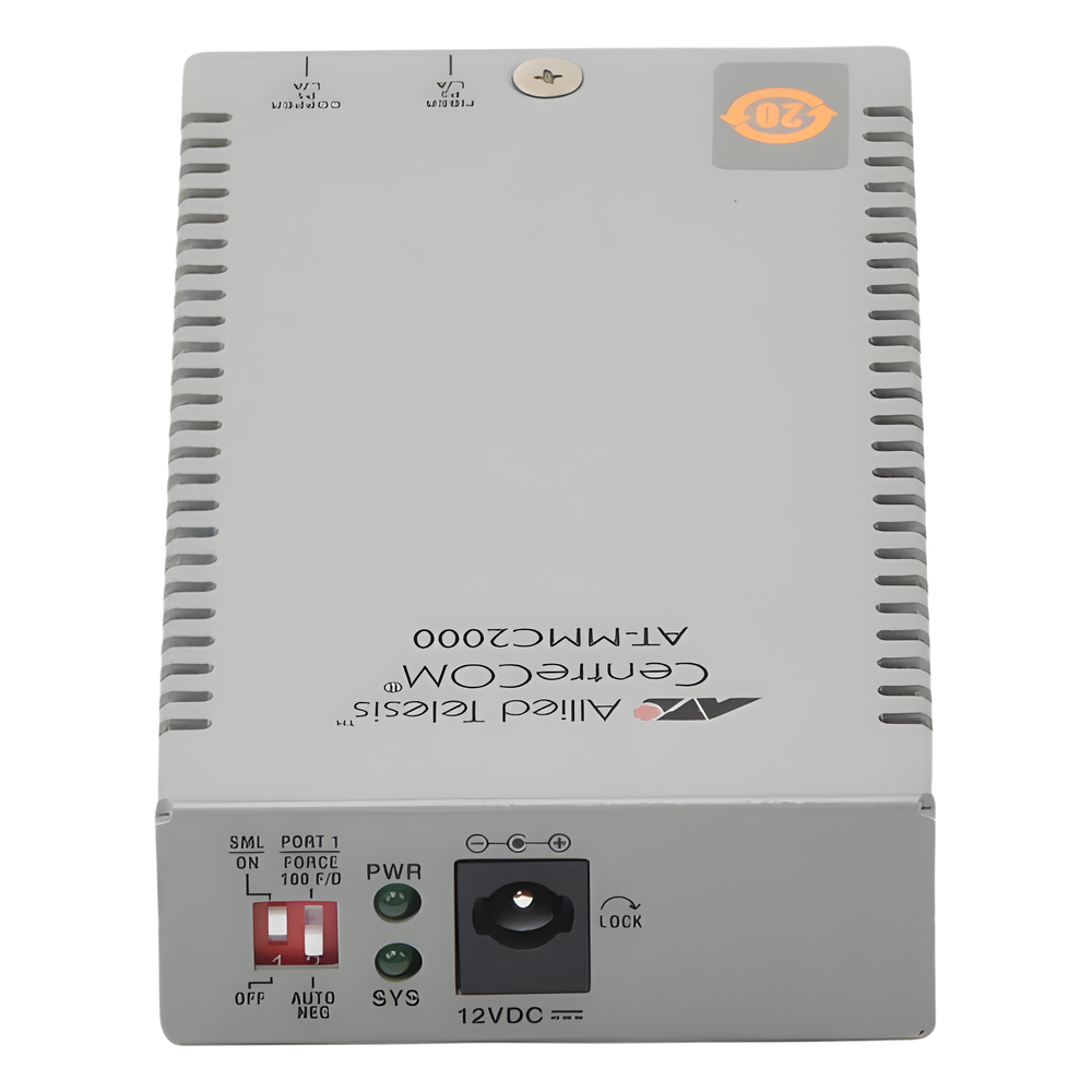 Convertidor de medios TAA (Federal) 10/100TX - 100FX/SC MultiModo, Multiregion PSU