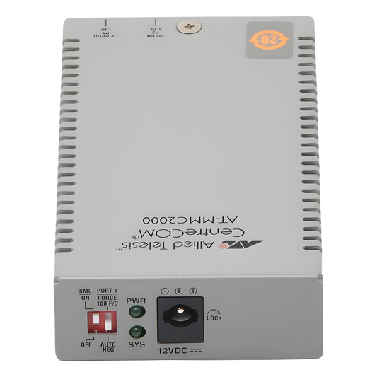 Convertidor de medios TAA (Federal) 10/100TX - 100FX/SC MultiModo, Multiregion PSU