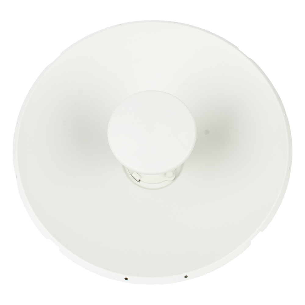 Antena direccional tipo plato de 25 dBi / Rango de frecuencia de 5.150 a 7.125 GHz / MIMO 2X2 / Para climas Hostiles IP67