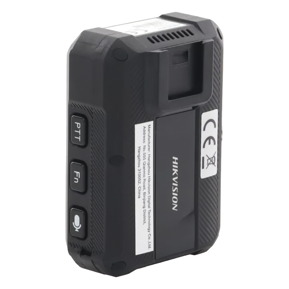 Body Camera Portátil Hikvision DS-MCW40B / FullHD 1080p / 4G + WiFi + GPS / 128 GB / IP68 / 135° / H.265 / 12 Horas de Batería