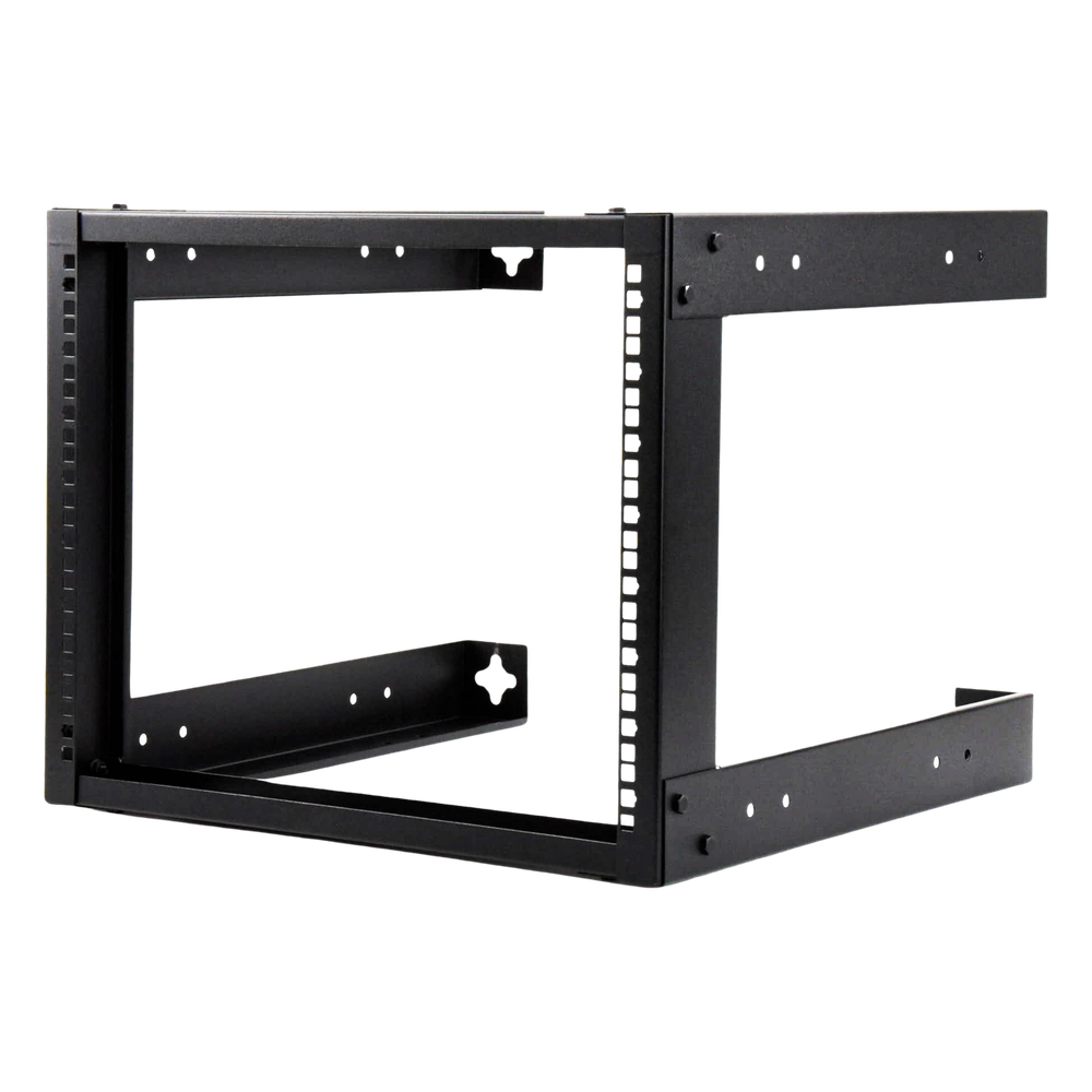 Rack Abierto de montaje en Pared, de 19in, 8 Unidades de rack
