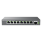 Switches de red Multi-Gigabit de 2.5G No Administrable / 8 Puertos RJ45 de 100/1000/2500Mbps / 1 puerto de fibra SFP+