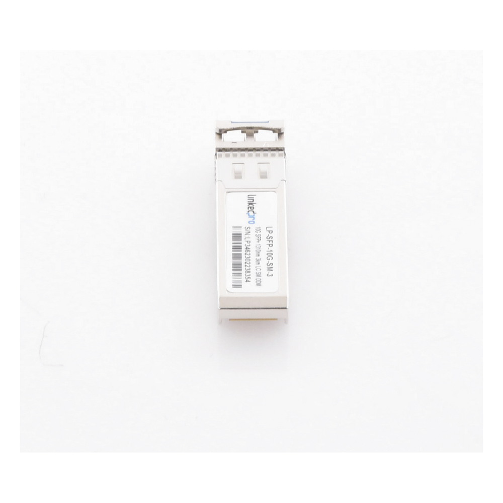 Transceptor Óptico SFP+ (Mini-Gbic) / Monomodo 1310 nm / 10 Gbps / 10GBASE / Conectores LC/UPC Dúplex / DDM / Hasta 3 km