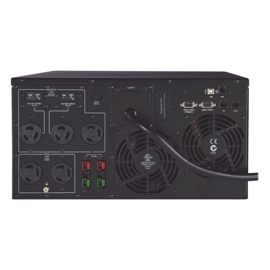 UPS de 5000 VA/4500 W, Topología Línea Interactiva, 200 - 240 Vca de Entrada, 208 Vca de Salida, Onda Senoidal Pura, Torre o Rack 5 UR, Con 3 Tomas NEMA L6-30R y 2 NEMA L6-20R