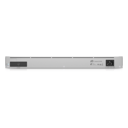 UniFi Switch Empresarial Capa 3 de 24 puertos PoE 802.3af/at (12 puertos 2.5G y 12 puertos 1G) + 2 puertos 1/10G SFP+, 400W, pantalla informativa