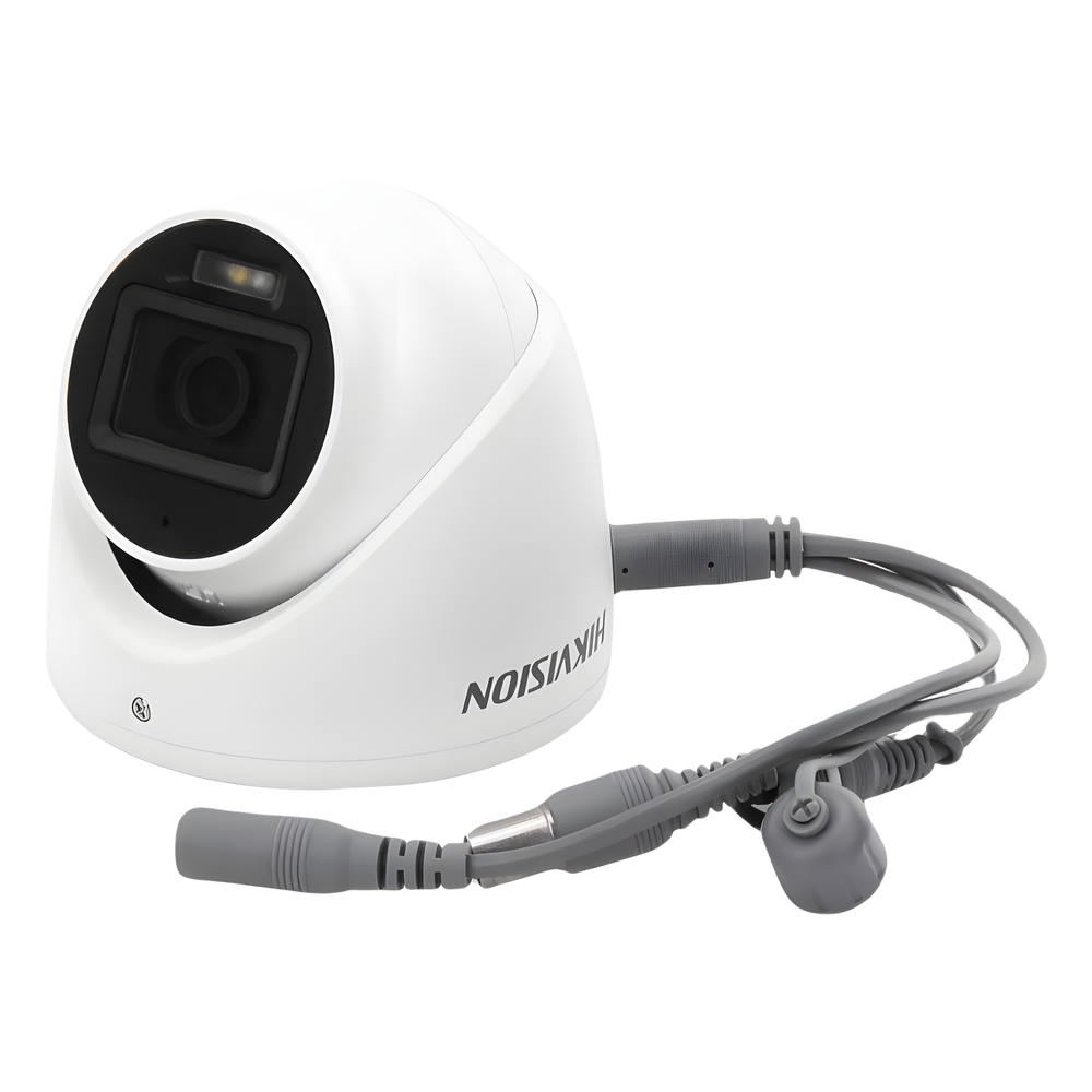 [Dual Light + ColorVu] Turret TURBOHD 3K (5 Megapixel) / Lente 2.8 mm / 30 mts IR + 20 mts Luz Blanca / Gran Angular 104.9° / Exterior IP67 / Micrófono Integrado / dWDR / 4 Tecnologías / Metal