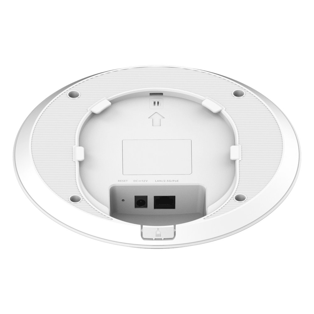 Punto de acceso Wi-Fi 7 para interior en techo hasta 3.57 Gbps doble banda 802.11be MU-MIMO 2x2