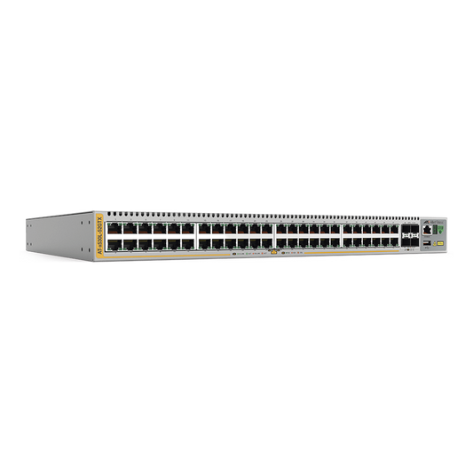 Switch inteligente de distribución o core, Stackeable, Capa 3, 24 x 1000 Mbps + 4 x SFP+ 10 G, Doble fuente de alimentación redundante