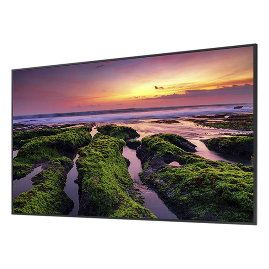 Pantalla Profesional LED de 65" para marketing digital / UHD 4K (3840x2160p) / Entradas de Video HDMI / uso 16/7 / Compatible VESA 400x300 / compatible con plataforma de gestion Samsung VXT