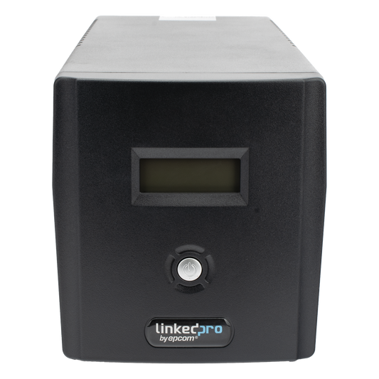 UPS 1200VA/720W Pantalla LCD / Línea Interactiva 120Vca / 6 tomas 5-15R (4 Respaldadas) / Regulación de Voltaje / Protección RJ45
