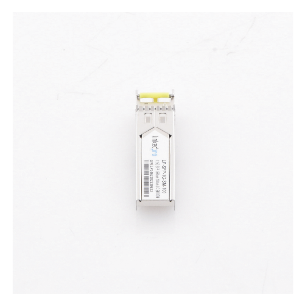 Transceptor Óptico SFP (Mini-Gbic) / Monomodo 1550 nm / 1.25 Gbps / 1000BASE-ZX / Conectores LC/UPC Dúplex / DDM / Hasta 100 km