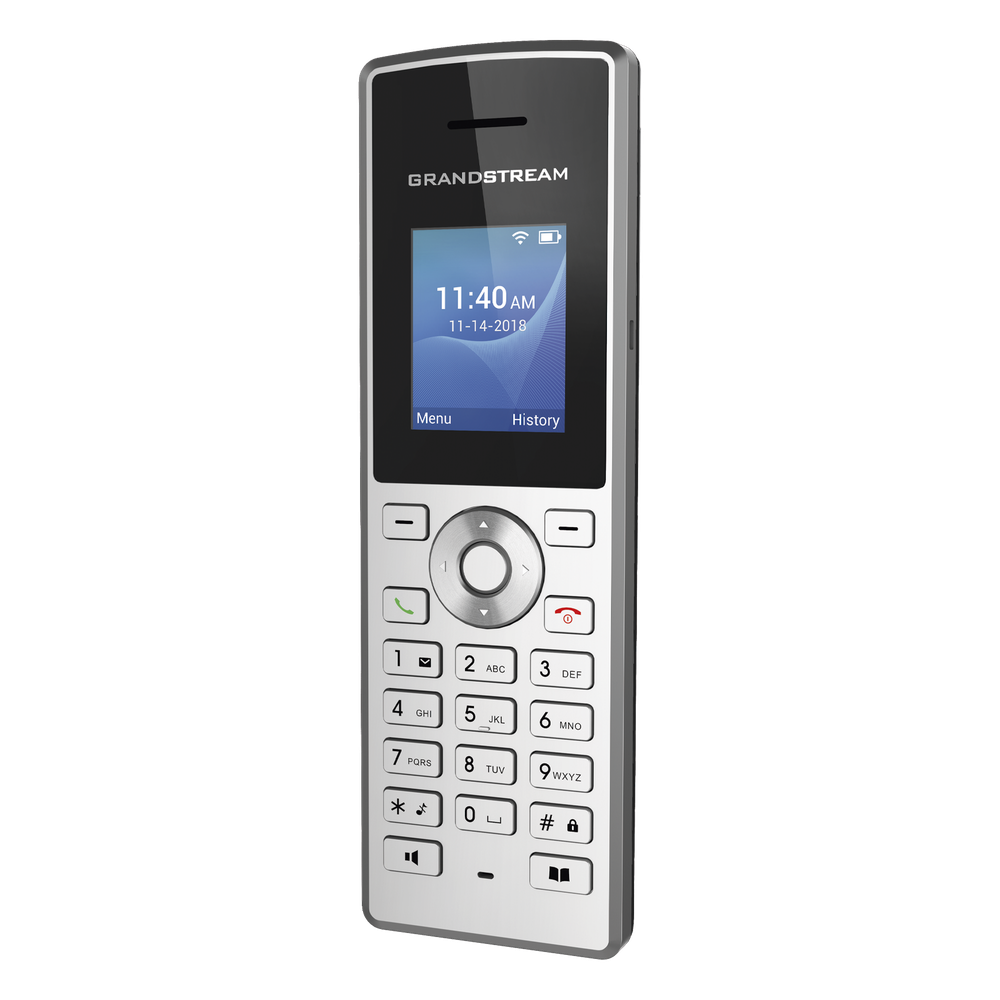 Teléfono IP portátil con conexión a través de  Wi-Fi, 2 líneas, 2 cuentas SIP