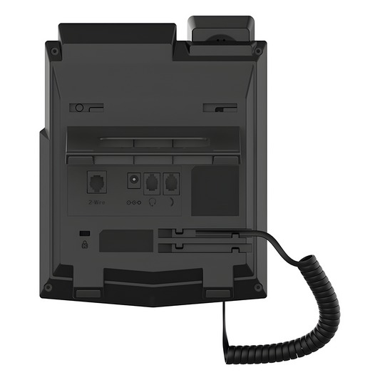 Teléfono 2 Hilos para switch PN8 y PN24 /empresarial para 4 líneas SIP con pantalla LCD de 2.4 pulgadas a color, Opus y conferencia de 6 vías, PoE.