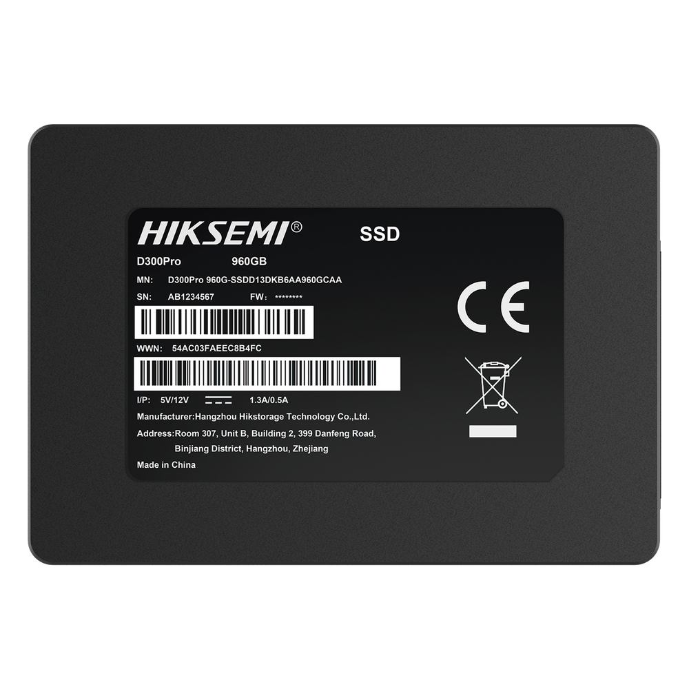 SSD Empresarial D300 PRO / 960 GB / 2.5" SATA III / 3 DWPD / PLP / Data Center