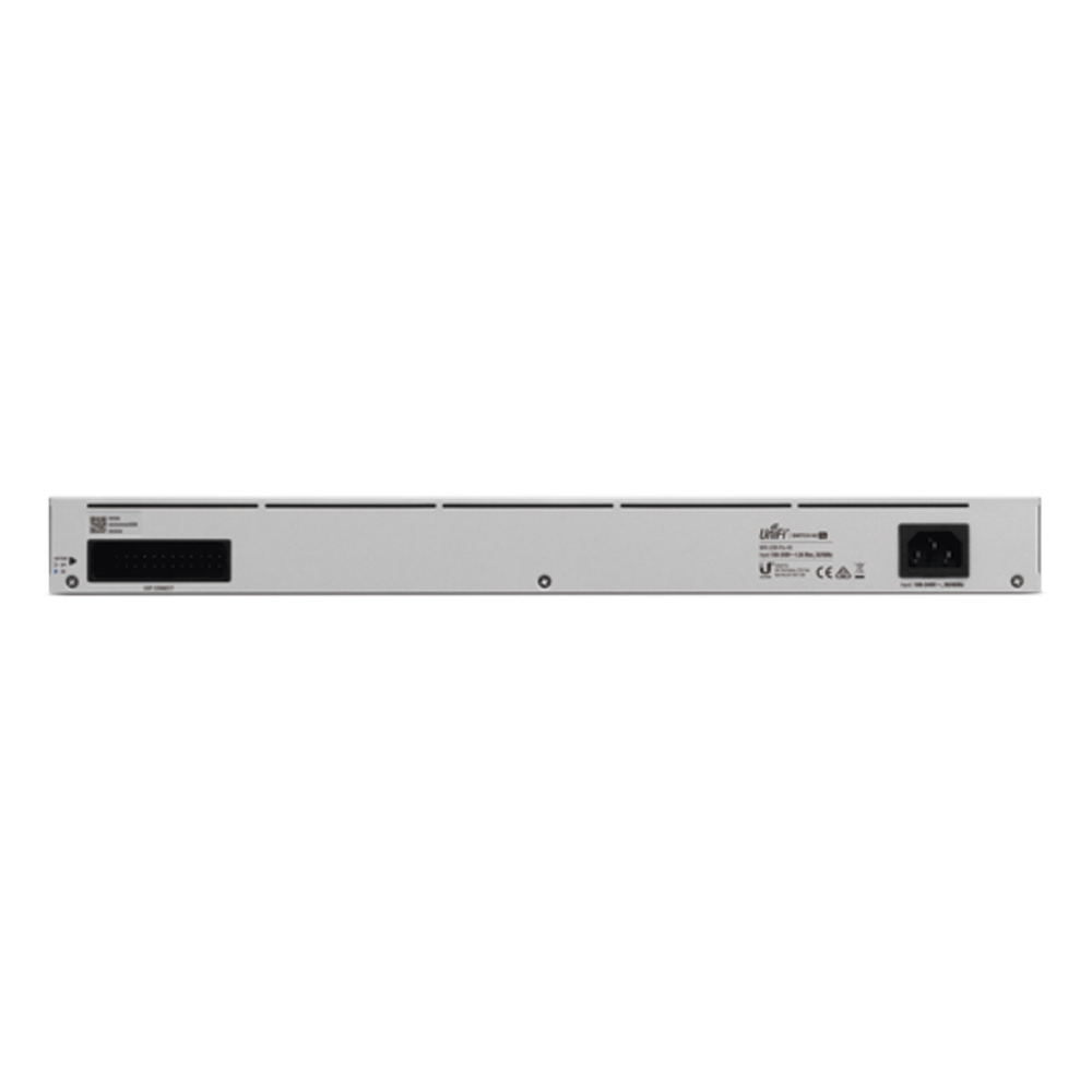 UniFi Switch USW-Pro-48, Capa 3 de 48 puertos Gigabit RJ-45 + 4 puertos 1/10G SFP+, pantalla informativa