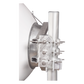 Antena direccional Alto Rendimiento / Parábola profunda para mayor aislamiento al ruido /4 ft / 4.9 a 6.1 GHz /  / Ganancia de 35 dBi / Soporte de acero inoxidable / Polaridad en 90 ° y 45 ° / Incluye montaje.