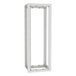 Rack de Cuatro Postes Estándar de 19", Rieles Roscados #12-24, Profundidad Ajustable de 23 a 42 in, 45 Unidades de Rack, Color Blanco