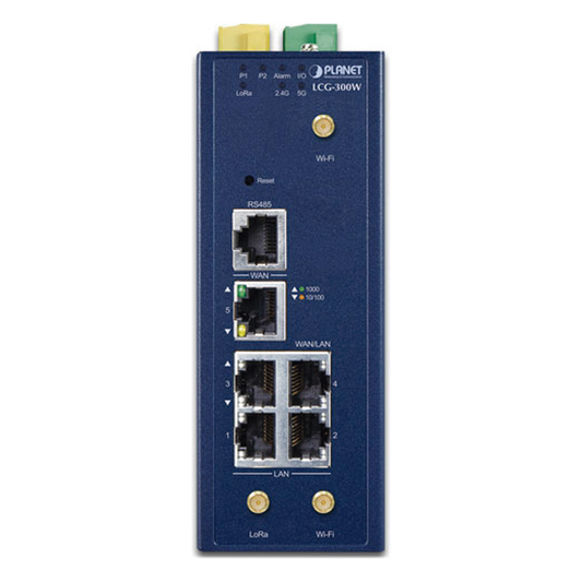 (LoRa) Gateway Industrial Inalámbrico de 5 Puertos 10/100/1000T