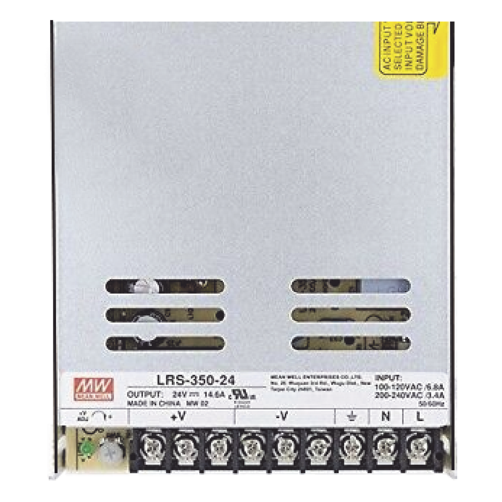 Fuente de Poder Industrial Conmutada 350W de Potencia, 24Vcc, 14.6A