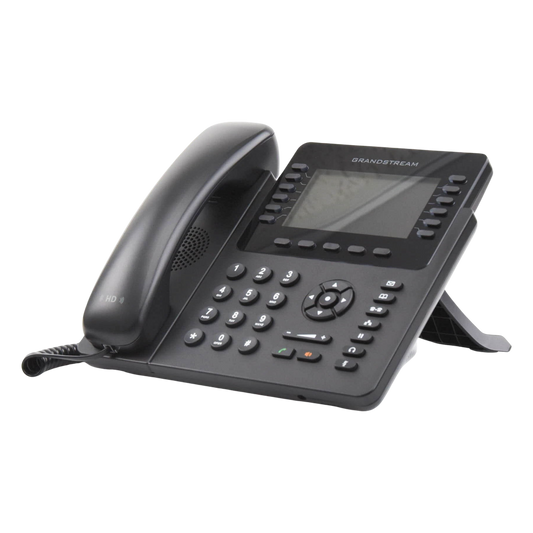 Teléfono IP empresarial de 12 Líneas con 5 teclas de función y conferencia de 4 vías, PoE