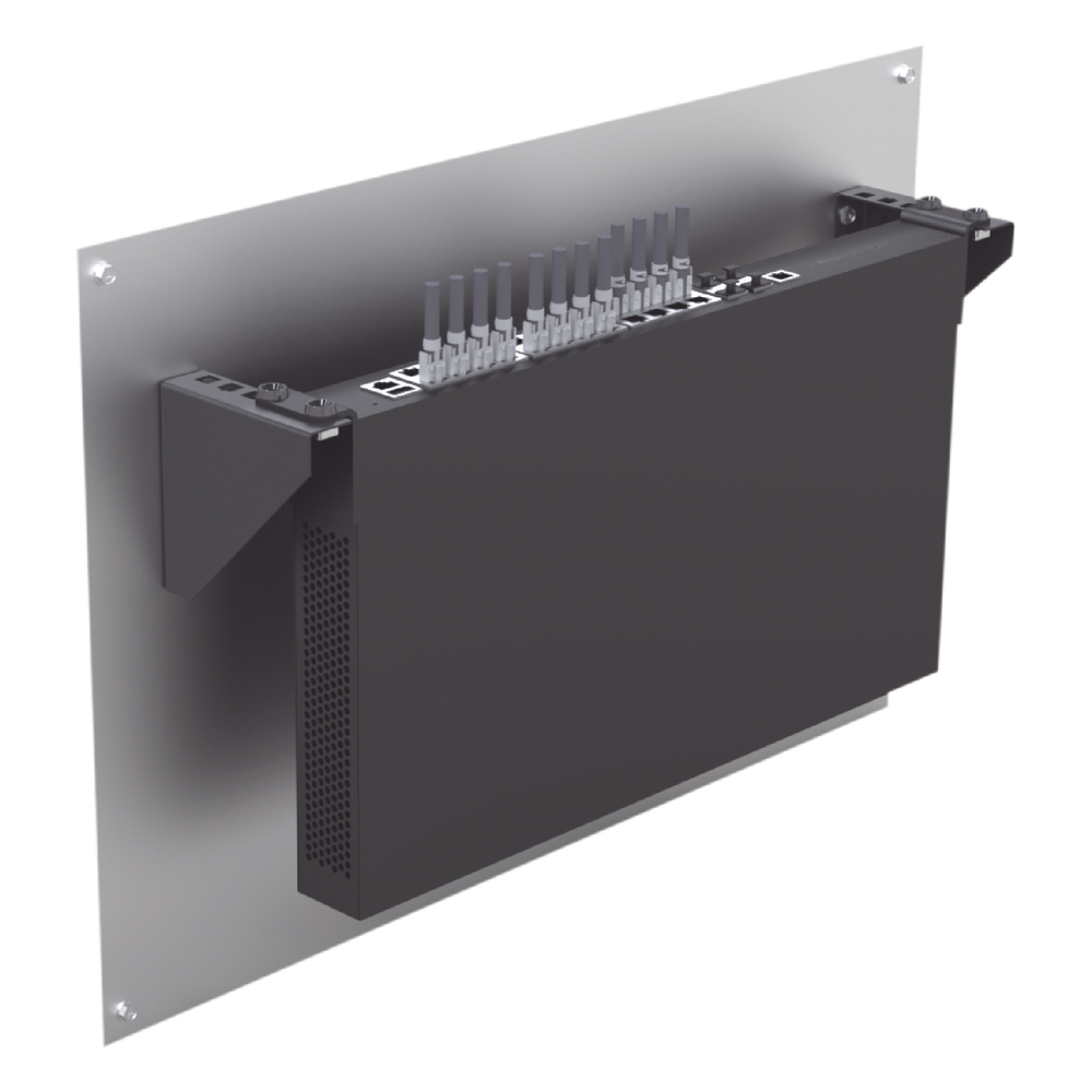 Par de Sujetadores para Instalación de Equipo Rackeable en Placa o Pared (hasta 2U), Puede soportar 10 Kg