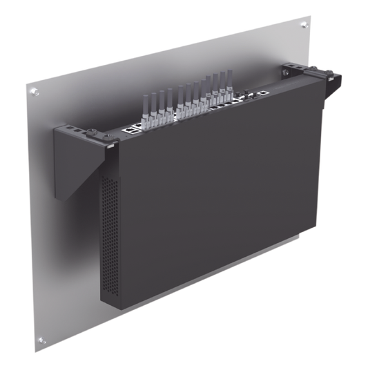 Par de Sujetadores para Instalación de Equipo Rackeable en Placa o Pared (hasta 2U), Puede soportar 10 Kg