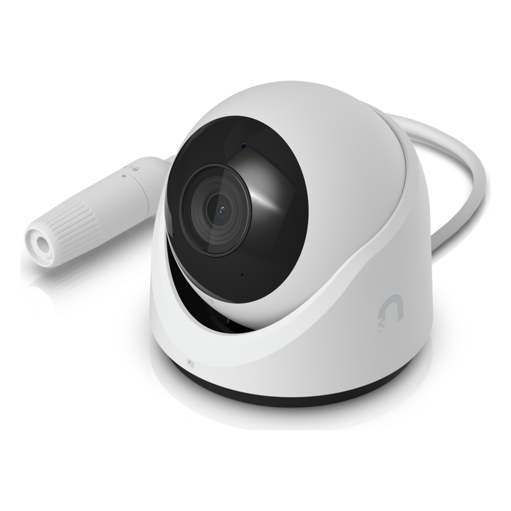 Cámara de Seguridad Turret Color Blanco / Alimentación PoE/ Resistente a Manipulaciones IK04/ Sensor de Imagen 1/1.8" 8MP/ Ajuste Manual 3 Ejes