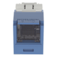 Conector Jack RJ45 Estilo TG con Ventana, Mini-Com, Categoría 6, de 8 Posiciones y 8 Cables, Color Azul