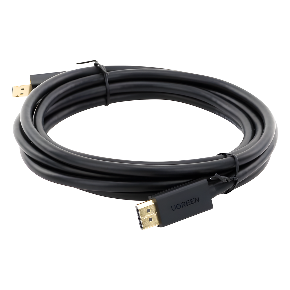 Cable DisplayPort 1.2 Macho a Macho | Longitud 3 Metros (9.84 Pies) | Versión DP1.2 | Soporta 4K@60Hz; 2K@144Hz | Soporta 3D | Color Profundo de 8 y 10 Bits | Blindaje Interno Múltiple | Cobre Estañado 28AWG | Botón de Liberación