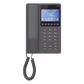 Teléfono IP Hotelero con pantalla LCD a color, 2 líneas SIP con 2 cuentas, codec Opus, IPV4/IPV6, color negro, con gestión en la nube GDMS