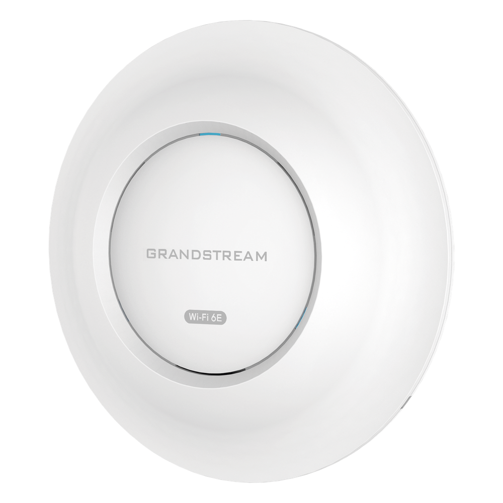 Punto de acceso Wi-Fi 6E tribanda GWN 802.11ax, con administración desde la nube gratuita o stand-alone.