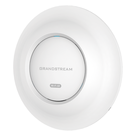 Punto de acceso Wi-Fi 6E tribanda GWN 802.11ax, con administración desde la nube gratuita o stand-alone.
