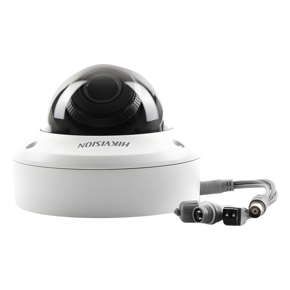 Domo TURBOHD 5 Megapixel / Lente Motorizado 2.7 - 13.5 mm / IR EXIR 40 mts / TVI-AHD-CVI-CVBS / IK10 / IP67 / dWDR / 12 Vcc / 24 VCA
