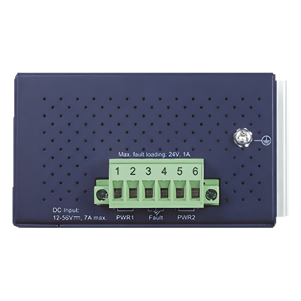 Switch PoE Industrial No Administrable de 4 Puertos PoE 10/100/1000T 802.3at, 2 Puertos SFP 10/1000X