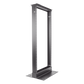 Rack de Dos Postes Estándar de 19 in, Rieles Numerados y Roscados #12-24, Fabricado en Aluminio, 24 Unidades de Rack, Color Negro