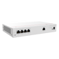 Router Multi-Servicio / 1 puerto 10/100/1000 Mbps(WAN) / 4 puertos 10/100/1000 Mbps(LAN) PoE+ (802.3af/at) / 50W / Rendimiento 1 Gbps / Controla hasta 32 APs / Hasta 150 Clientes / Administración Nube Gratis