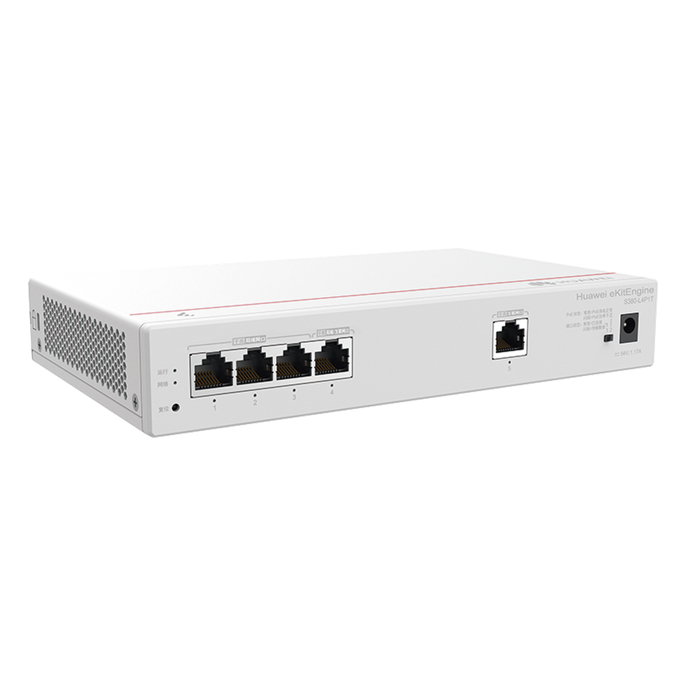 Router Multi-Servicio / 1 puerto 10/100/1000 Mbps(WAN) / 4 puertos 10/100/1000 Mbps(LAN) PoE+ (802.3af/at) / 50W / Rendimiento 1 Gbps / Controla hasta 32 APs / Hasta 150 Clientes / Administración Nube Gratis