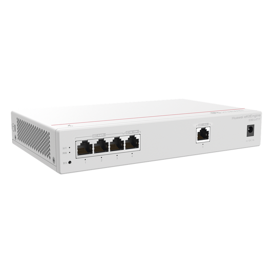 Router eKit / 1 Puerto WAN Gigabit / 1 Puerto LAN/WAN Gigabit / 3 Puertos  LAN Gigabit / Rendimiento de 1 Gbps / Controlador (32 APs) / Hasta 150 clientes / Libre de licenciamiento