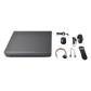 KIT TurboHD 1080p / DVR 8 Canales / 4 Cámaras Bala (exterior 2.8 mm) / 4 Cámaras Eyeball (exterior 2.8 mm) / Transceptores / Conectores / Fuente de Poder Profesional hasta 15 Vcc para Largas Distancias