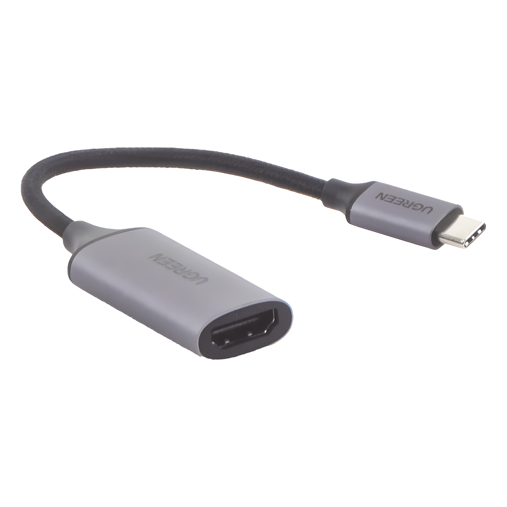 Cable Adaptador USB C a HDMI 4K@60Hz / Convertidor Thunderbolt 3 / Caja de Aluminio / HDMI V2.0 / 3D / Longitud del Cable 10 cm (3.94 Pulgadas)