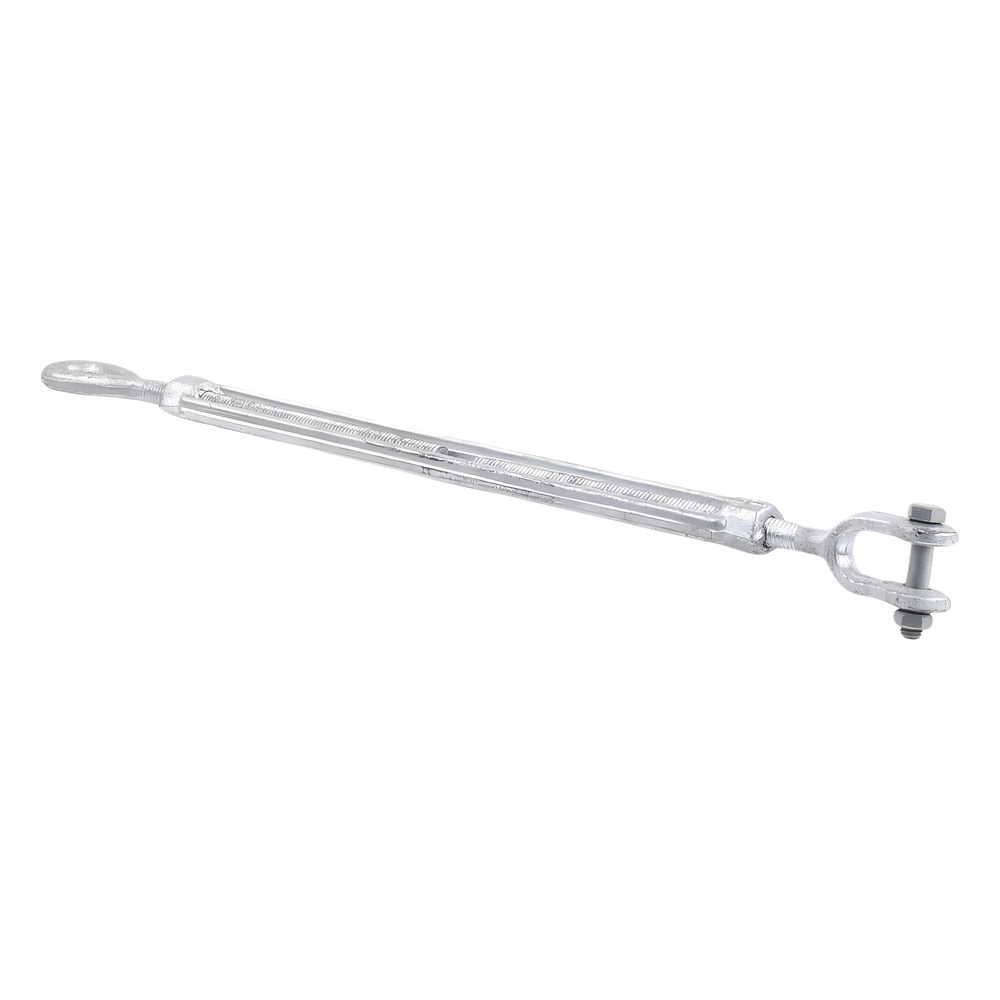 Tensor de 1/2" x 12" Acero Forjado OJO-QUIJADA Galv. Inmersión en Caliente (Carga Max. 2200 lbs).