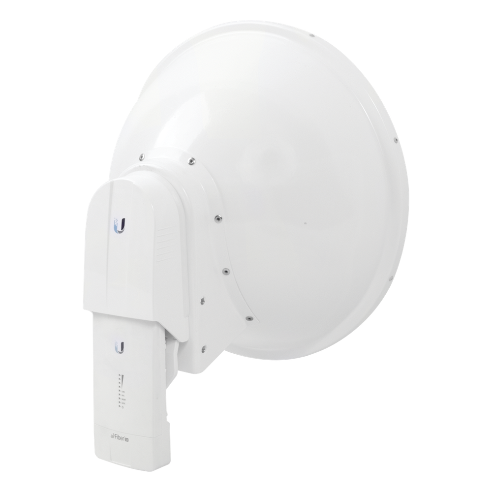 Antena Direccional airFiber X, ideal para enlaces Punto a Punto (PtP), frecuencia 5 GHz (5.1 - 5.9 GHz) de 23 dBi slant 45