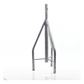 Tramo de Remate (Copete) para Tramo STZ-35G Galvanizado por Inmersión en Caliente con Opresores para Pararrayo.